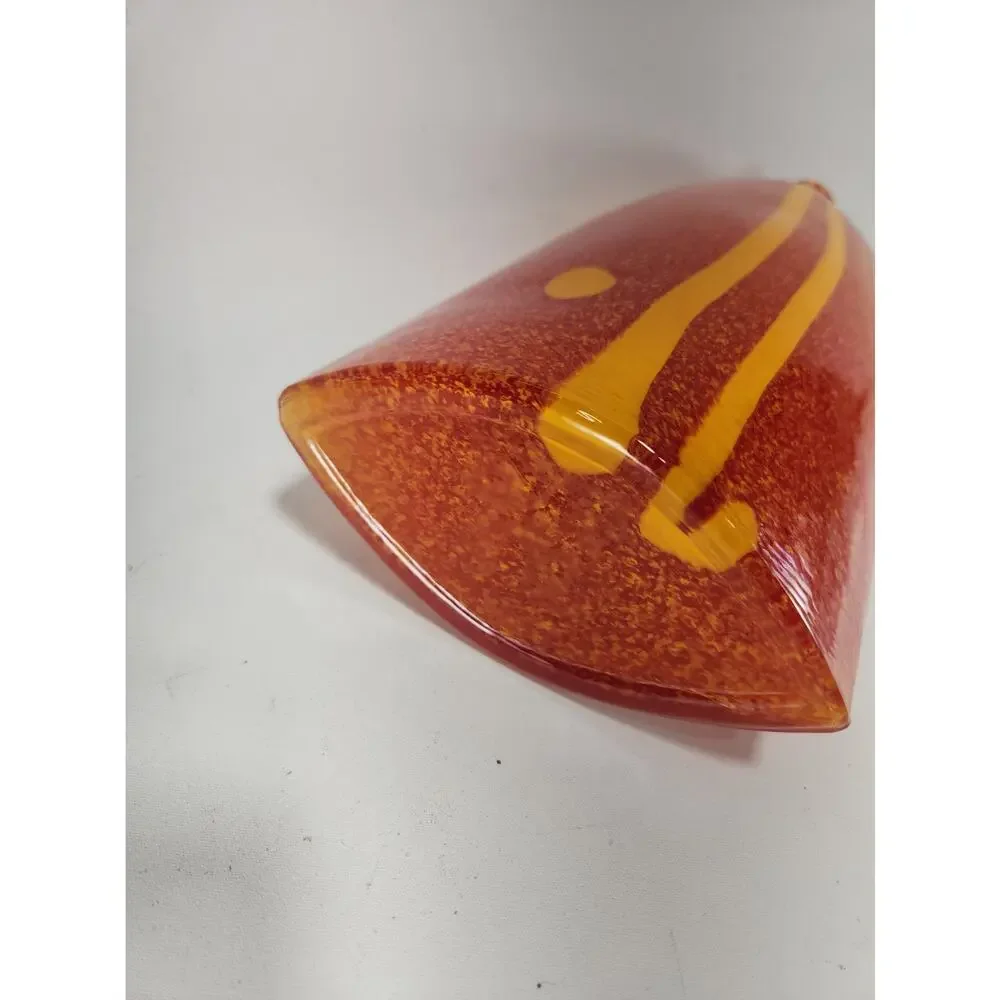 Vintage Hand Blown Art Glass Vase 14
